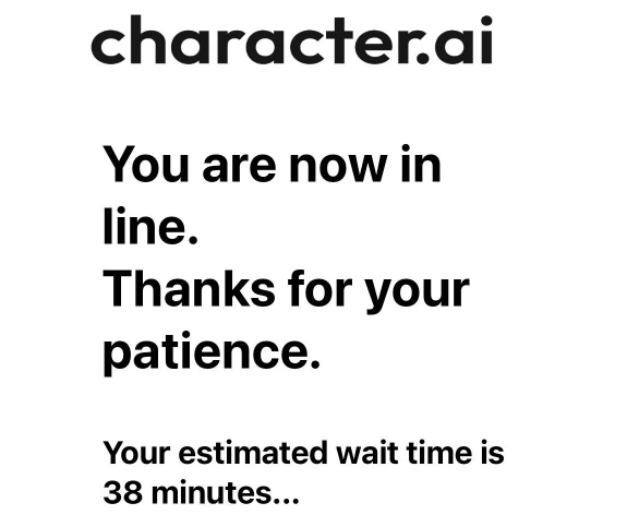 Character AI Down Longest Waiting Time Reddit