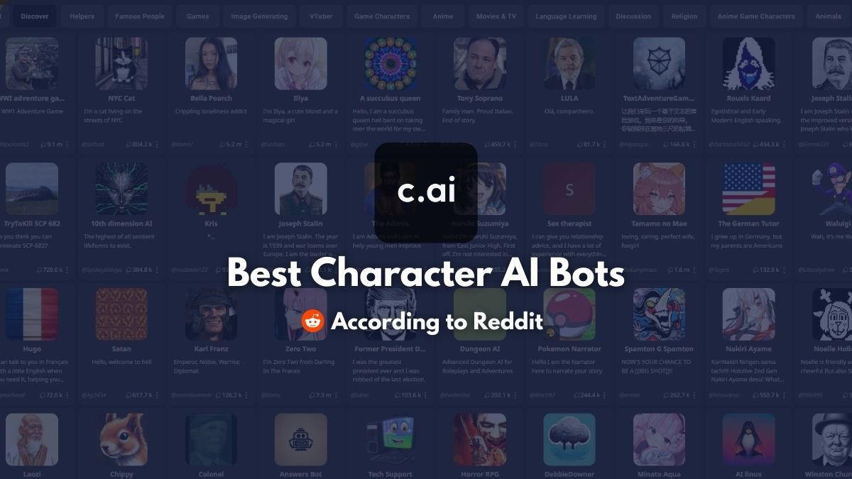 Best Character AI Bots Featured Image